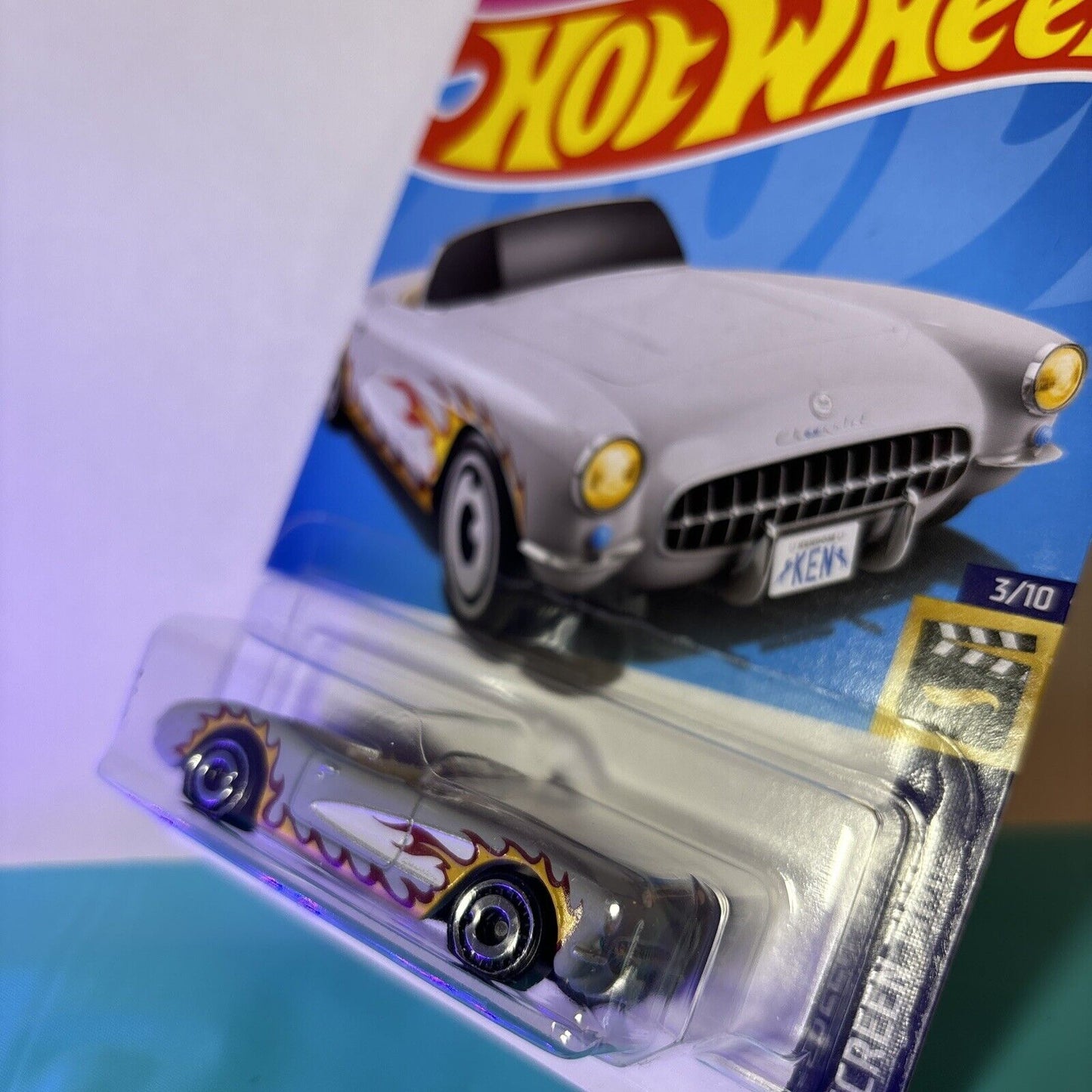 New Hot Wheels Barbie The Movie 1956 Corvette. Silver Variant.