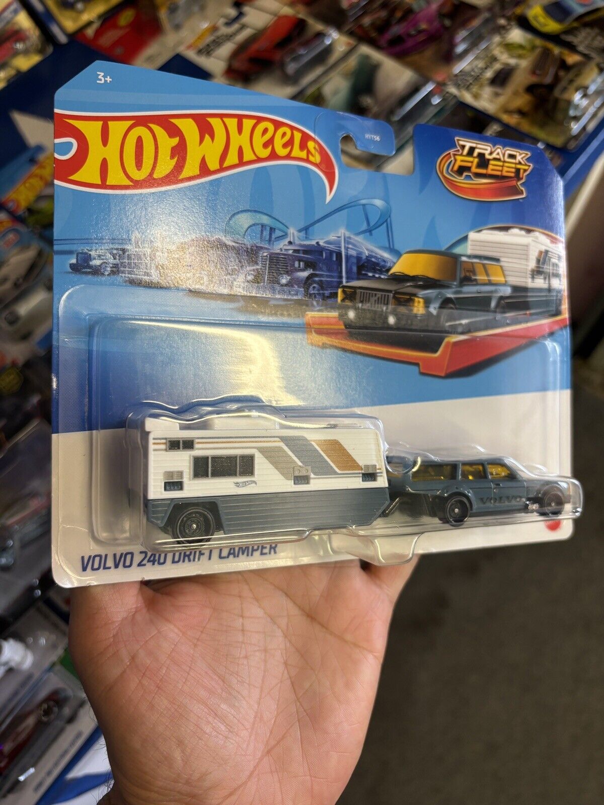 Hot Wheels Track Fleet Volvo 240 Drift Camper 2024 Brand New Rare VHTF