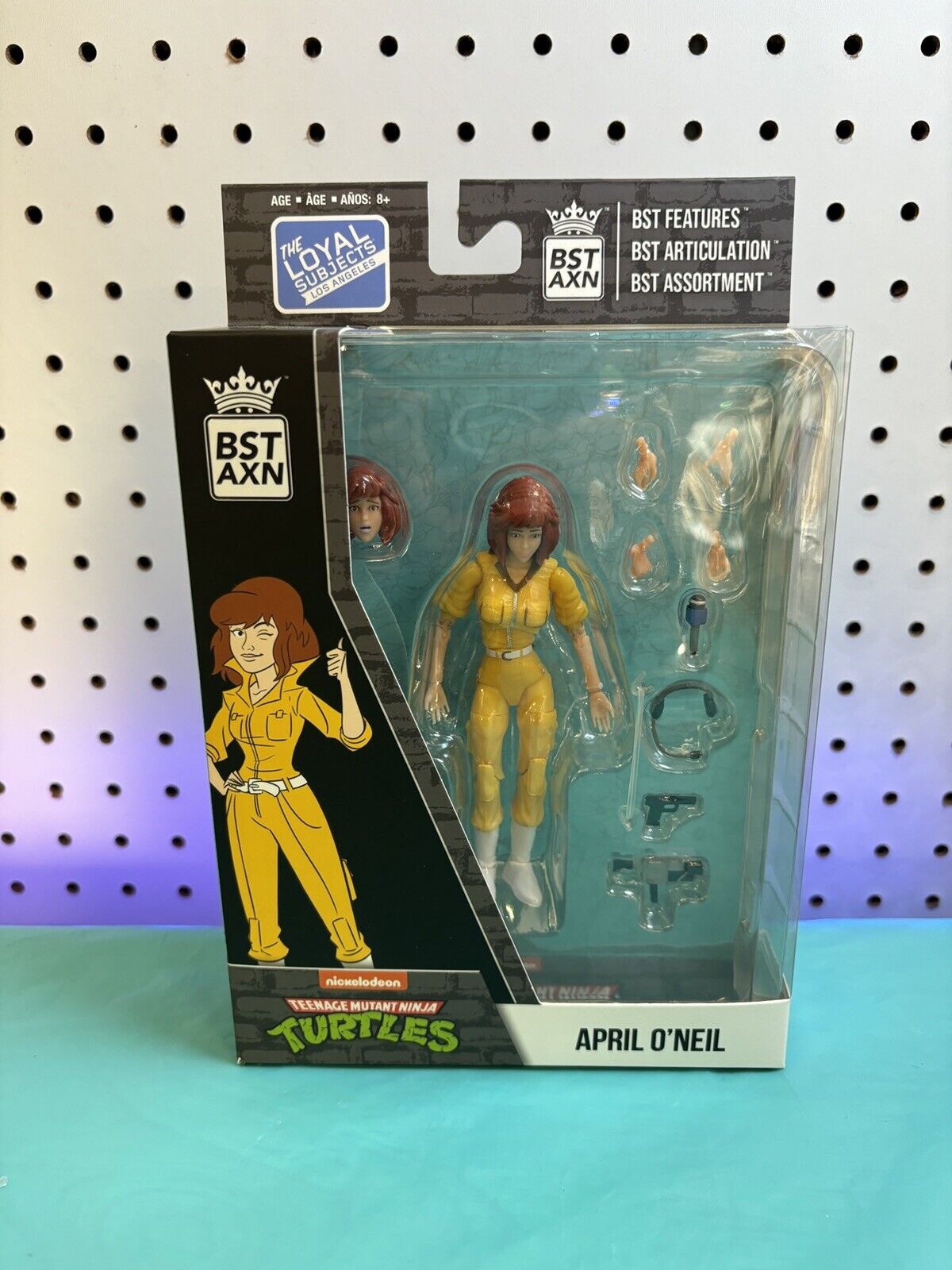 BST AXN Teenage Mutant Ninja Turtle April O'Neil TMNT Figure Loyal Subject