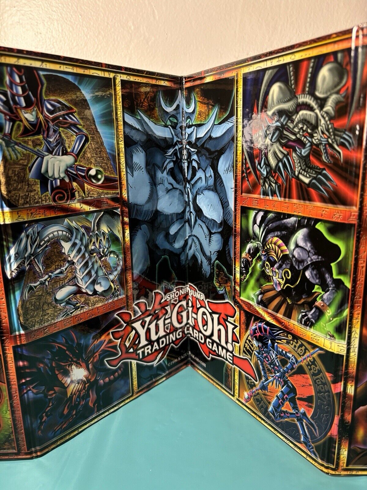 Vintage Shonen Jump Yu-Gi-Oh! Trading Card Game Folding Playing Mat/Board