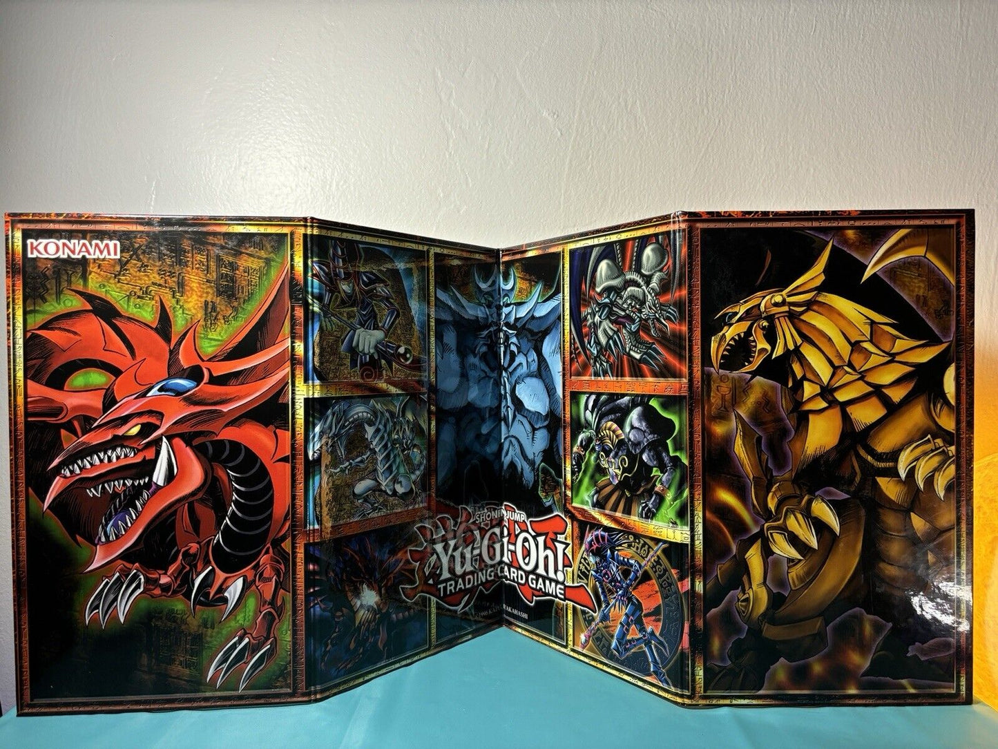 Vintage Shonen Jump Yu-Gi-Oh! Trading Card Game Folding Playing Mat/Board