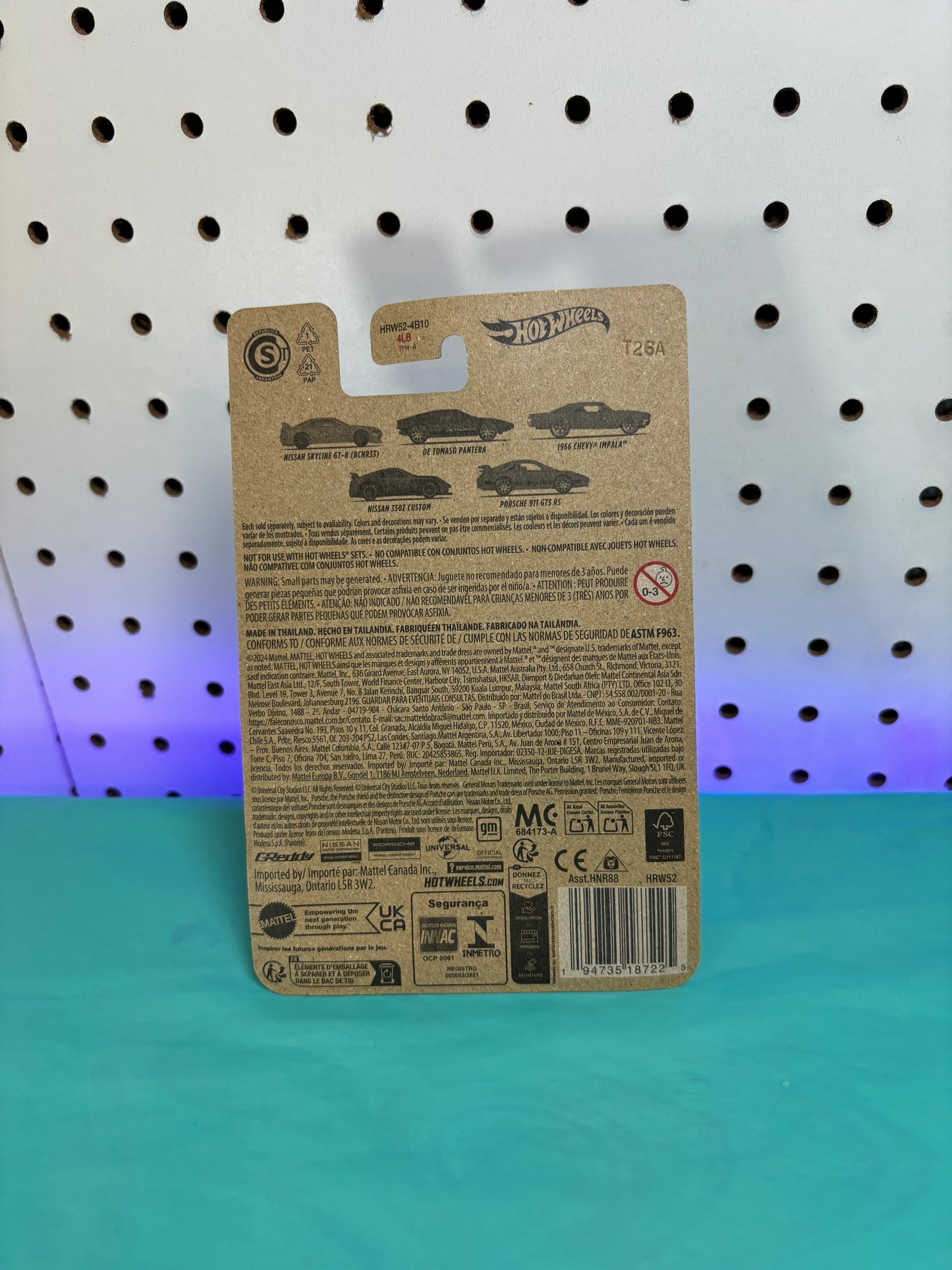 2024 Hot Wheels Fast & Furious Racing Series 2/5 De Tomaso Pantera.