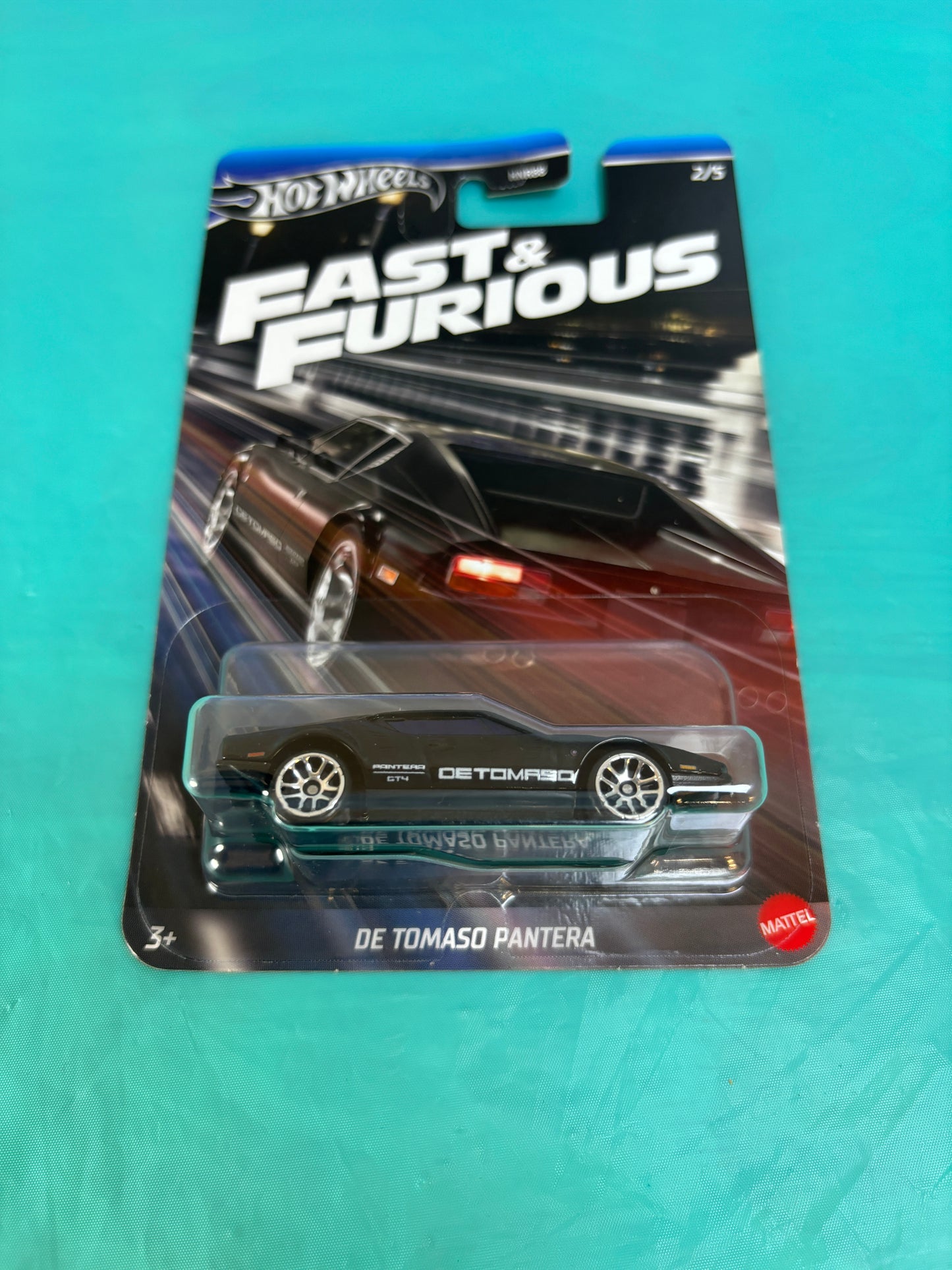 2024 Hot Wheels Fast & Furious Racing Series 2/5 De Tomaso Pantera.